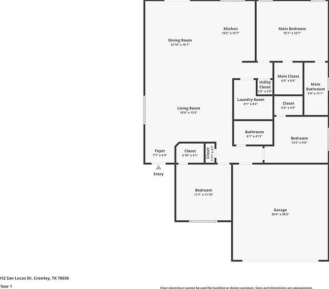 3 bed, 2.0 bath, 1544 sqft, $1,985 — Photo 2