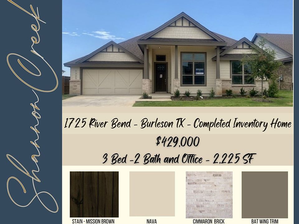 1725 W Bend Blvd, Burleson, TX 76028 MLS 20447470 Zillow