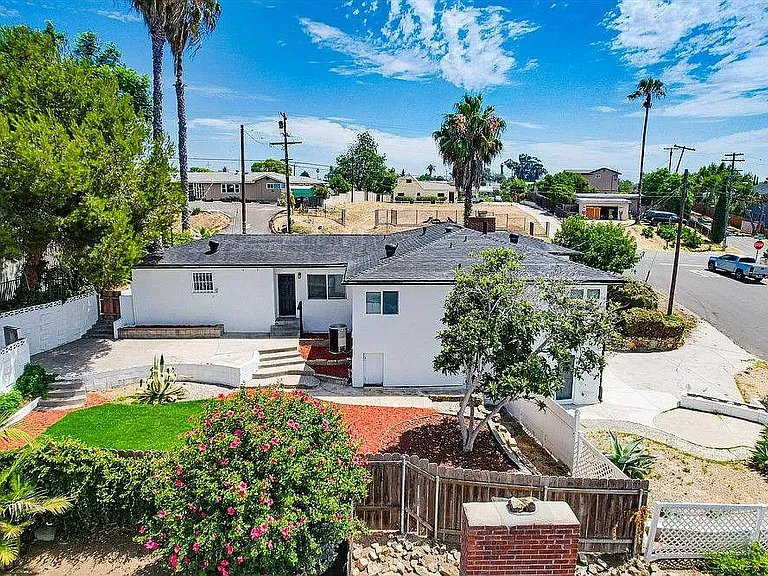 Backyard House and Apartment Aerial View