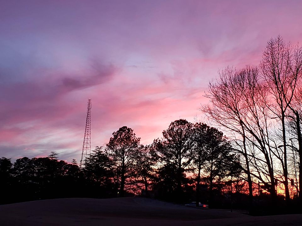 Sunset from backyard
