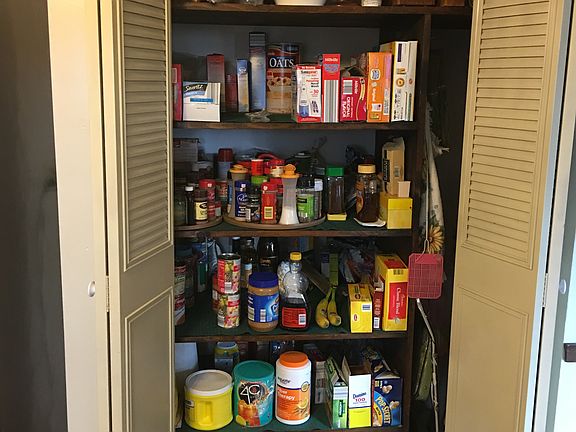 Extra deep pantry
