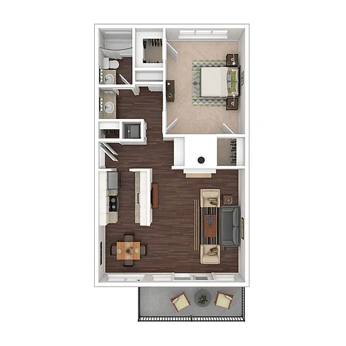 Floor plan 1X1