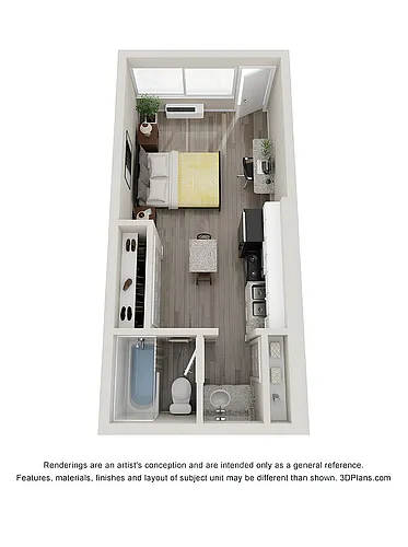 Floor plan Studio