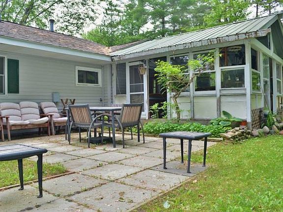 Patio off back of home and screened in porch area.