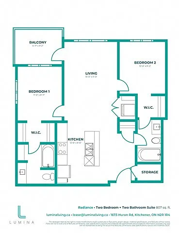 Floor plan B318