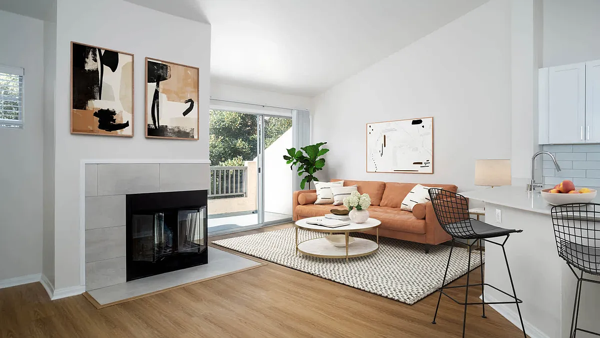 Photo 2 of 30 - Deerwood - San Diego, CA Living Room with Hard Surface Flooring - Deerwood