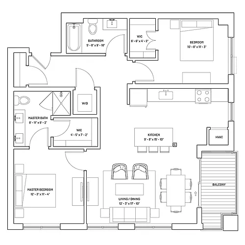 Floor plan Valley 5