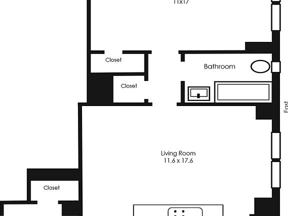 2nd image of 433 W 34th St APT 5-J