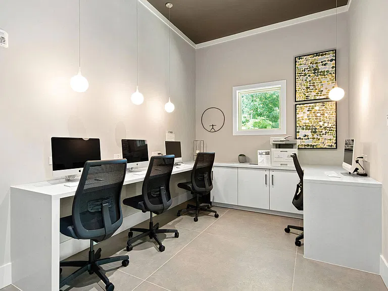 Business Center with Computers