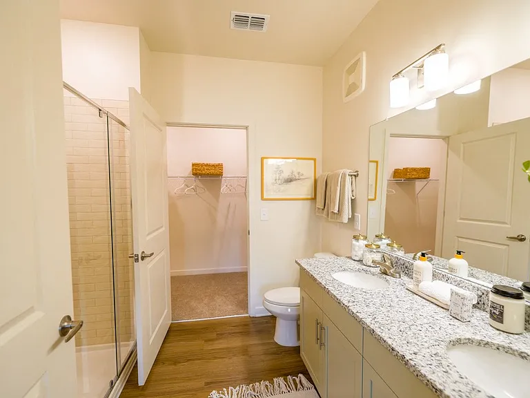 2x2 model unit master bathroom