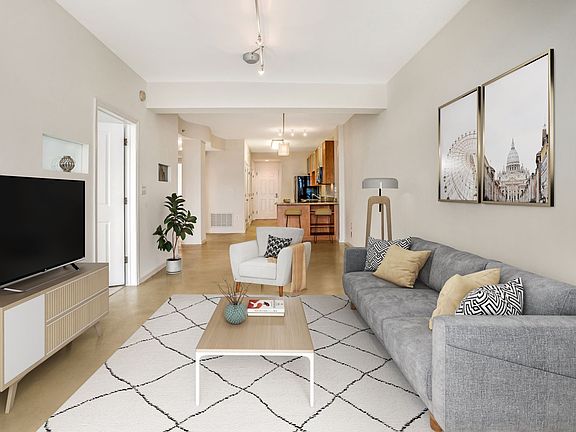 Living area (virtually staged)