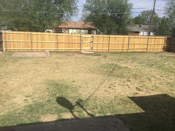 New fence across the alley