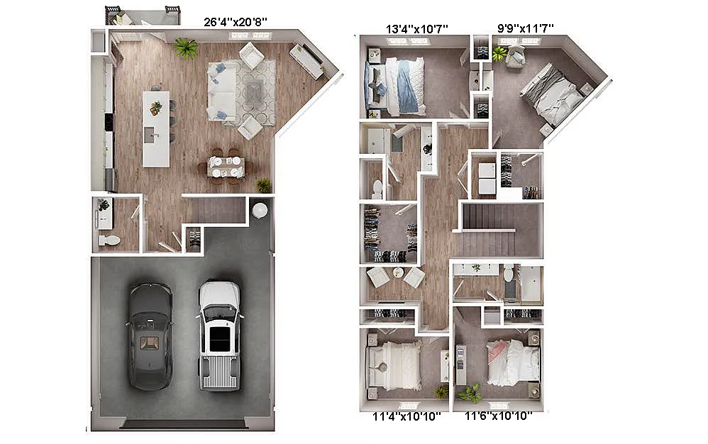 Floor plan D1
