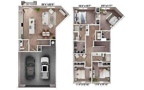 Floor plan D1