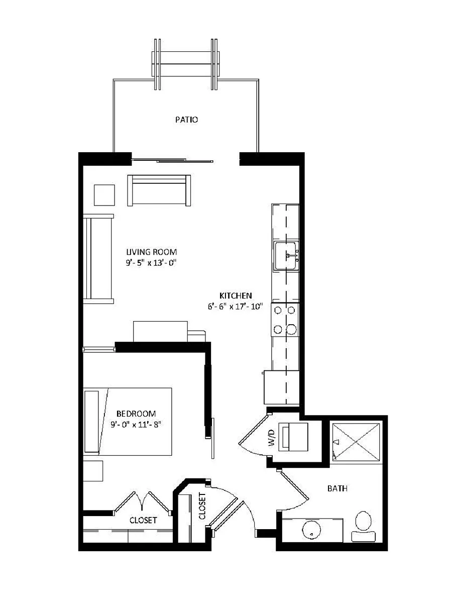 Floor plan Studio