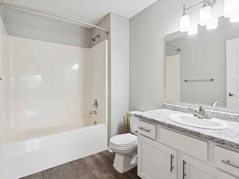 Bright, refreshed bathrooms offer a clean, comfortable space to reset and ease into your daily routine.