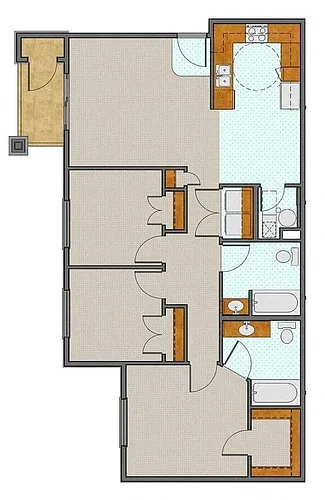 Floor plan The George (C1)