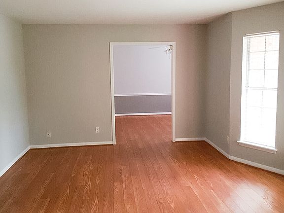 Living Room with new oak laminated floors.