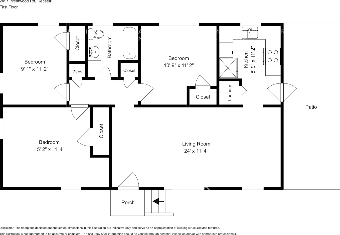 2497 Brentwood Rd Decatur, GA 30032 — Photo 2