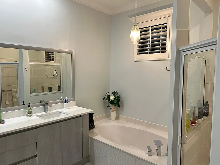 Master Bathroom Tub and Shower