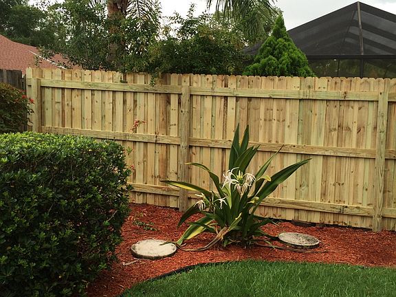 New privacy fence added 