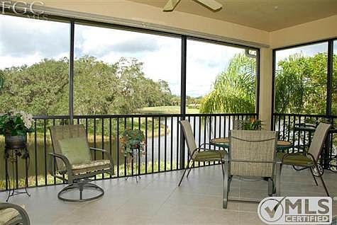 Lanai with diagonal tile - look at that view!
