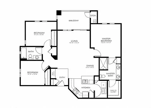 Floor plan C1