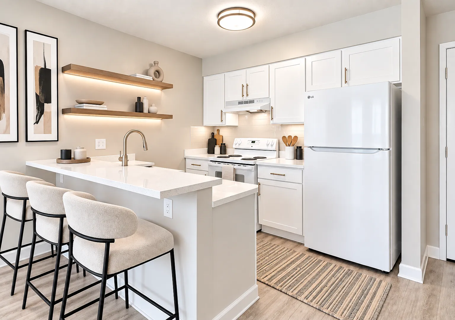 Freshly Renovated 1-Bedroom | Affordable Living + Modern Finishes | Move In Now + Save First Mont... — Photo 1