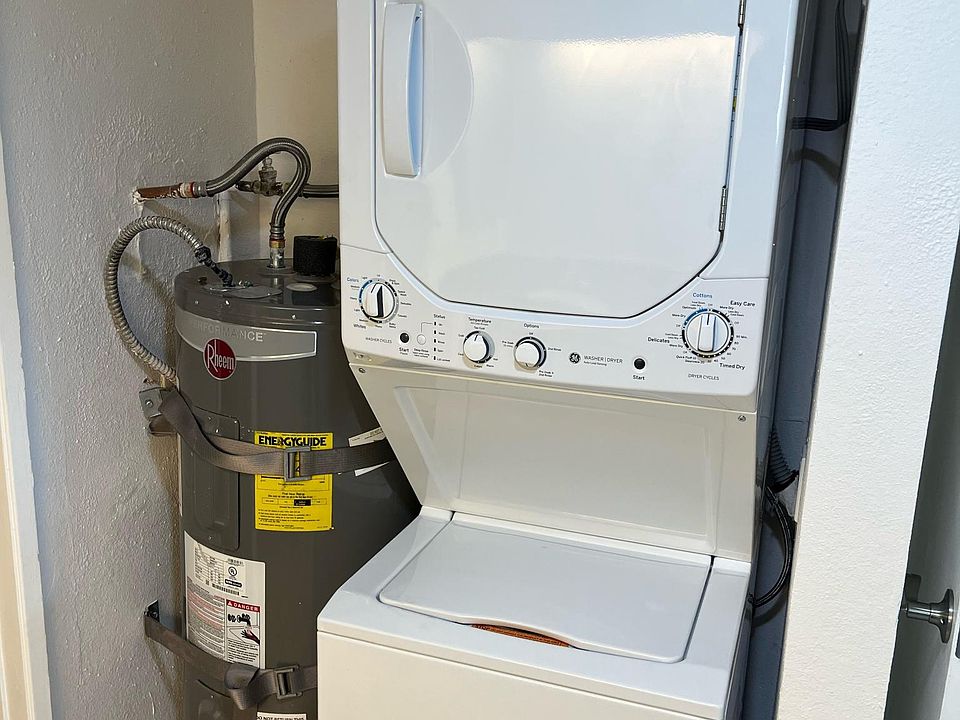washer and dryer