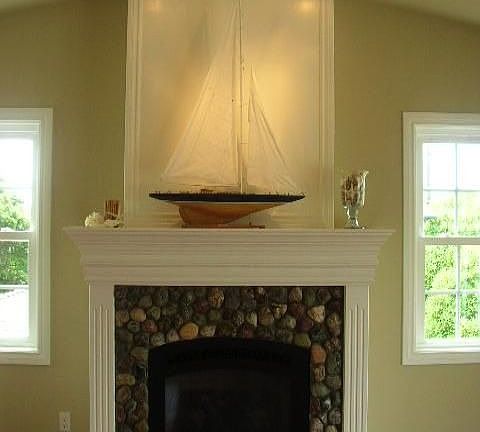 Rock Fireplace