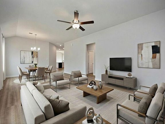 Virtually staged photo of home