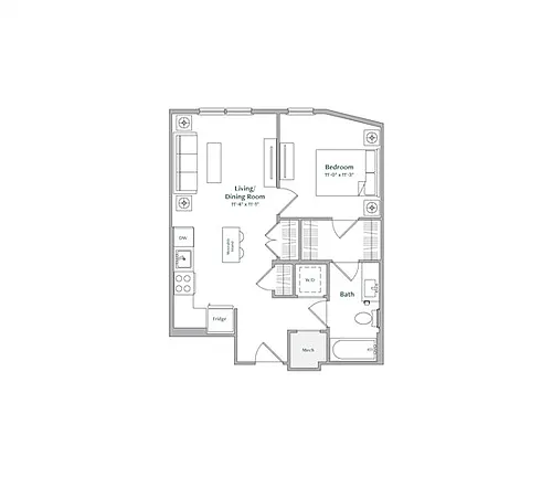 Floor plan A13