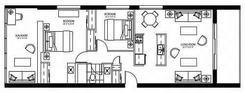 Floor plan 10 Ben Lomond - Plan F