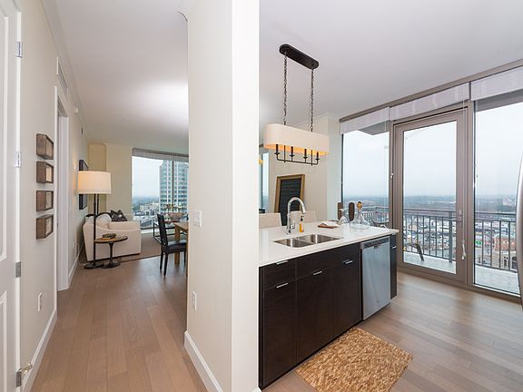 Private balconies and terraces