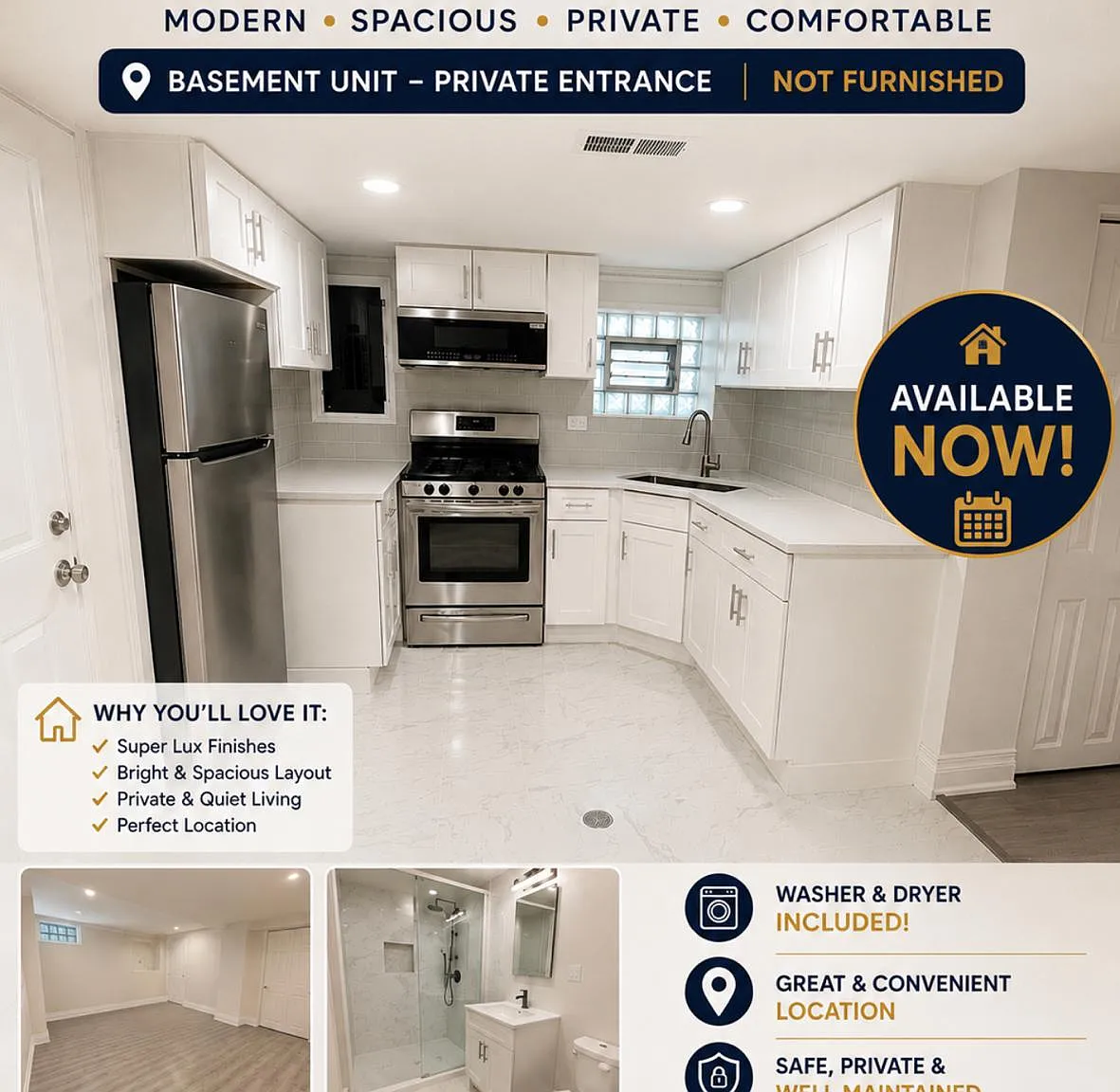 2 bed, 850 sqft, $1,900 — Photo 1