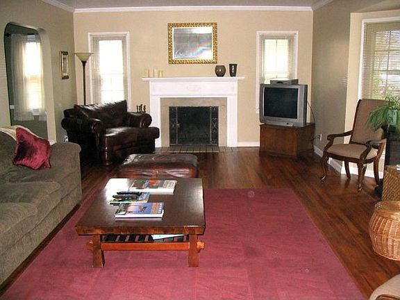 Living Room with Fireplace