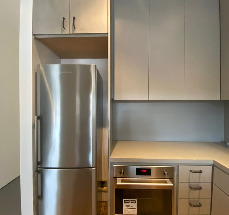 Kitchen - With Stainless Steel Appliances (refrigerator, oven, & dishwasher) and Stove top.