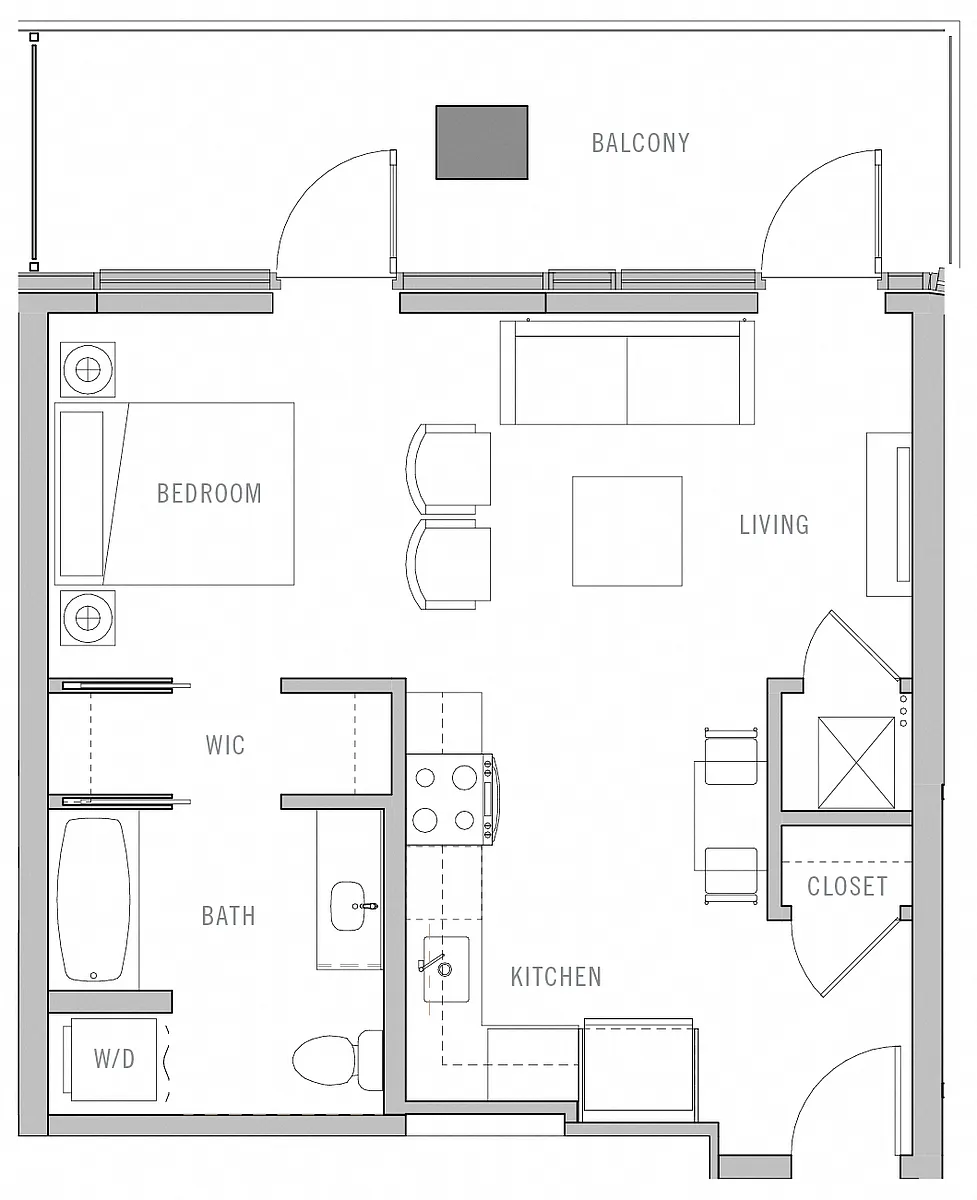 Floor plan Studio-F1