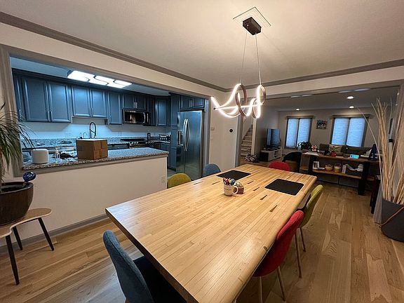 Dining open to living room 