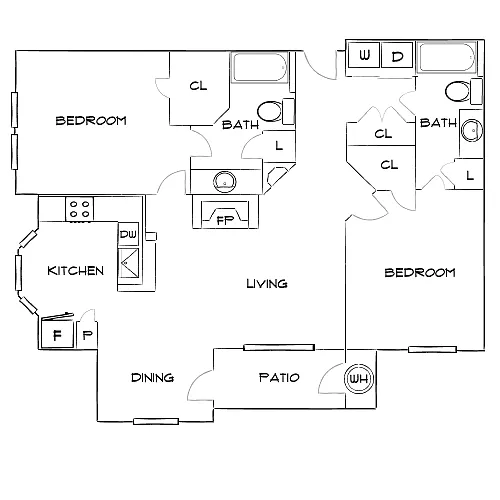Floor plan Design 2A20 Premier