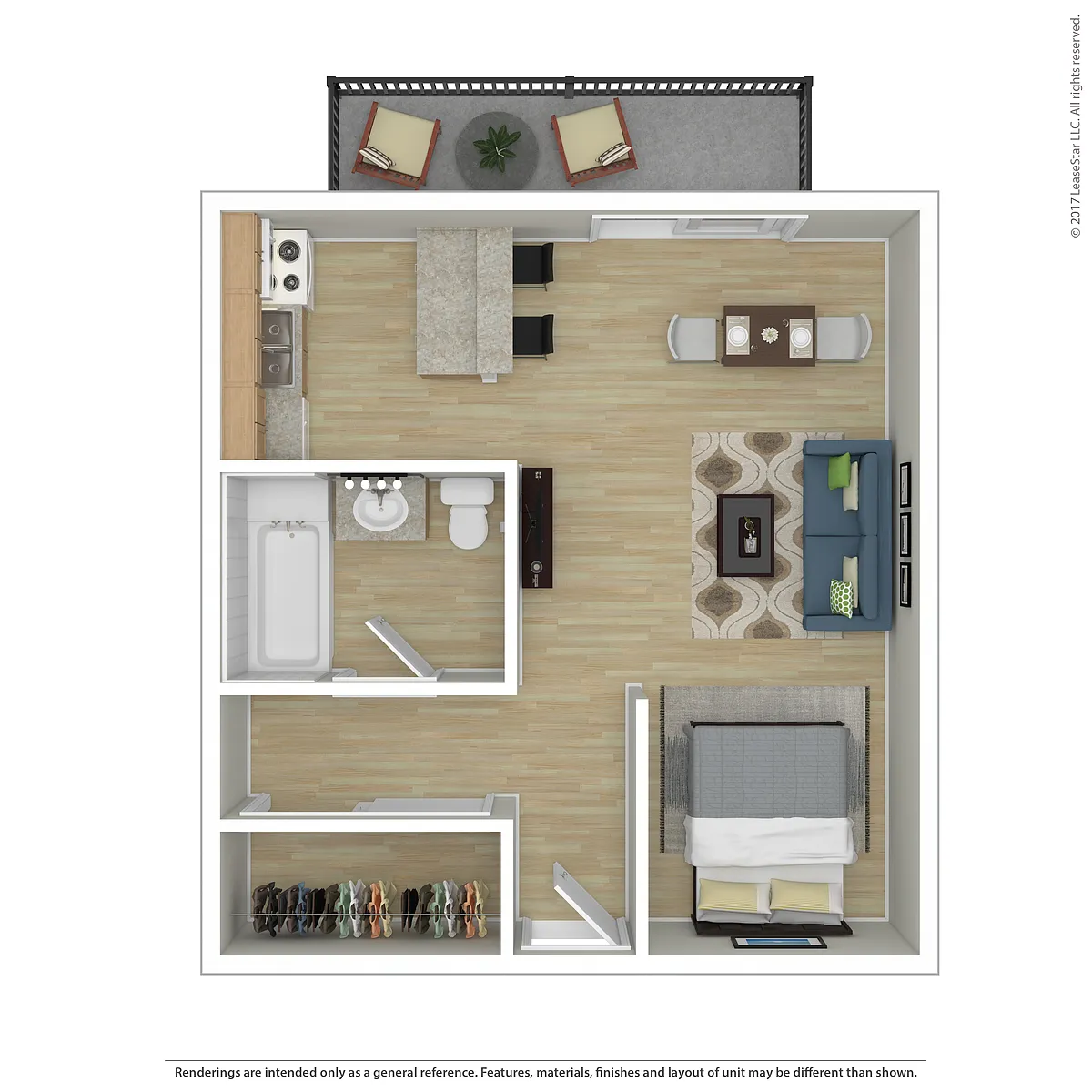 Floor plan Studio