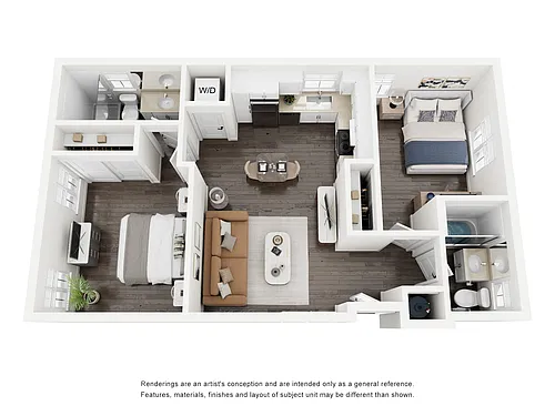 Floor plan The Valencia Rose Cottage