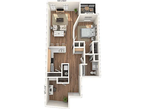 Floor plan Orcas