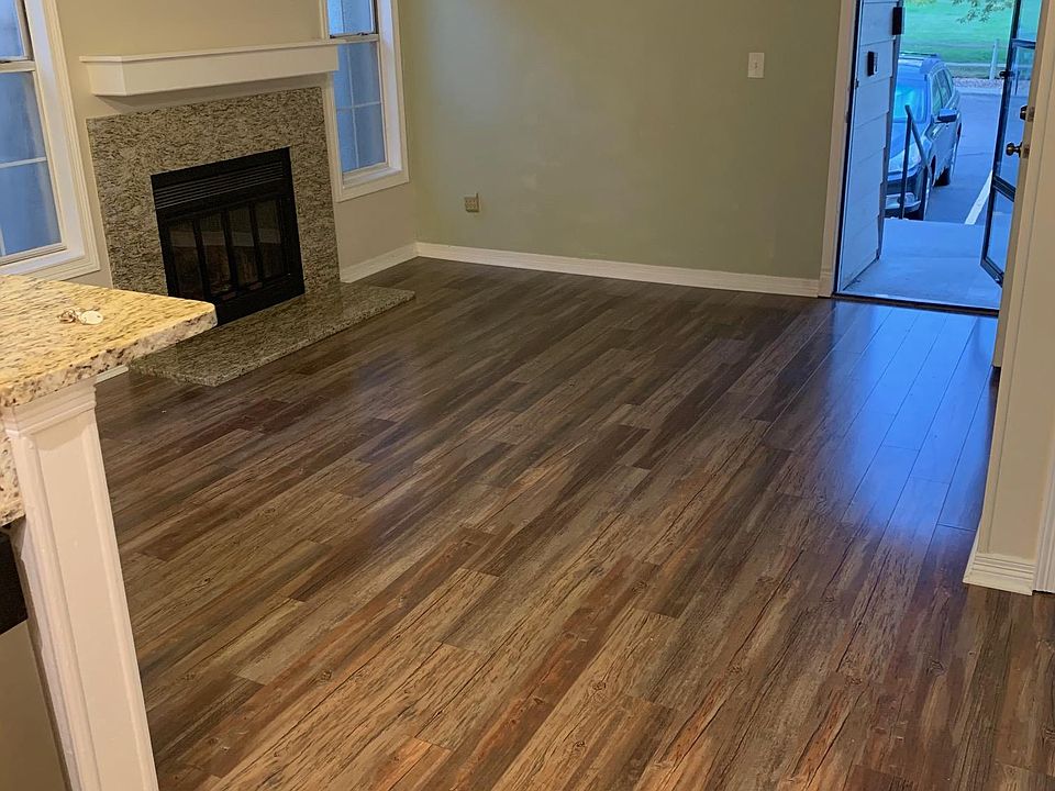 Looking into living area from kitchen.