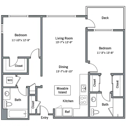 Floor plan Plan 2ZD