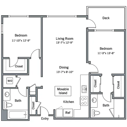 Floor plan Plan 2ZD