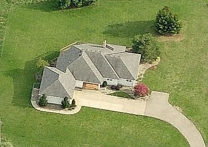 Aerial view from the North