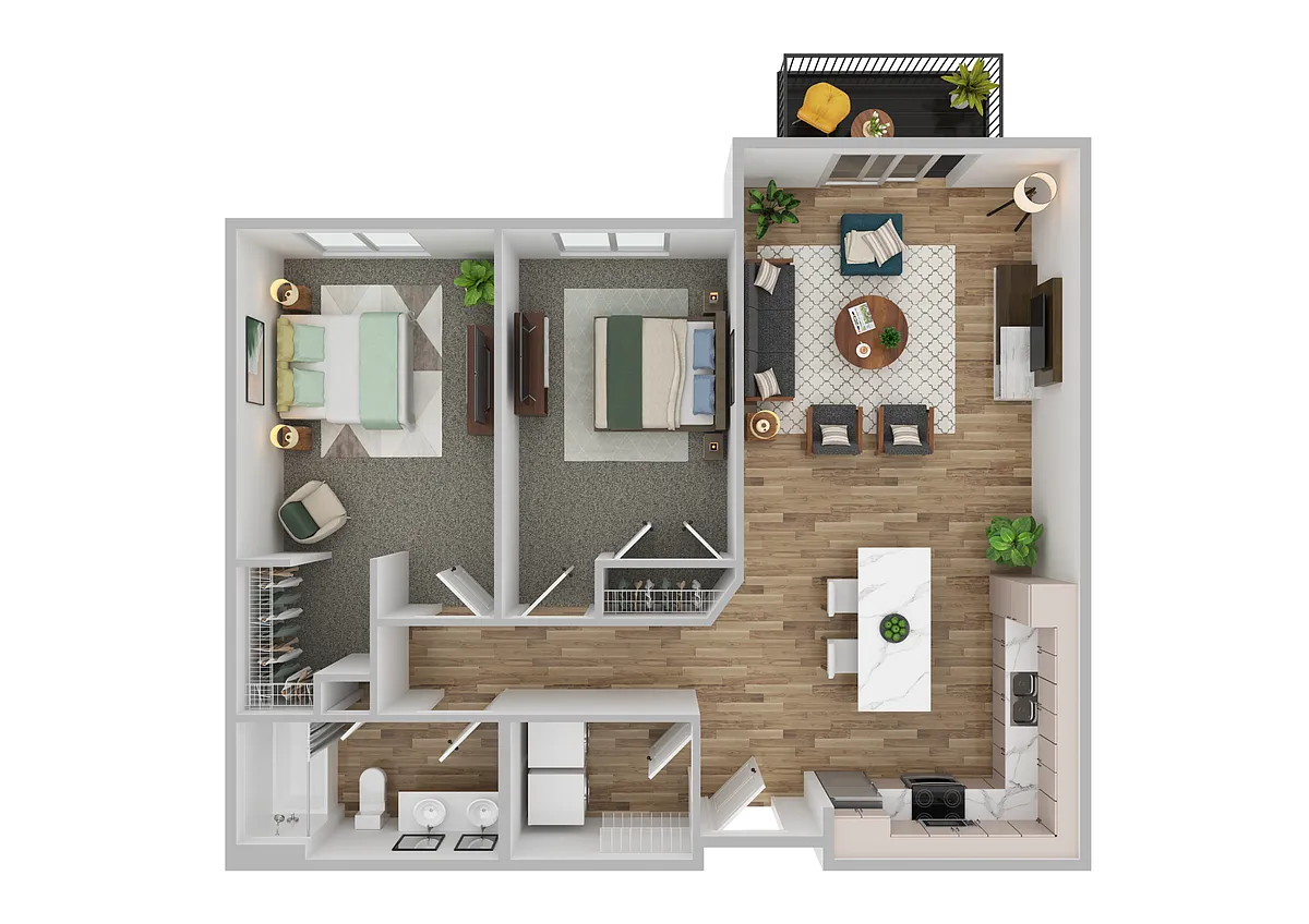 Floor plan Fillmore ADA