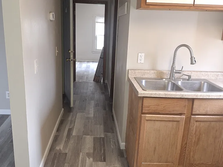 Kitchen & hall way on main level