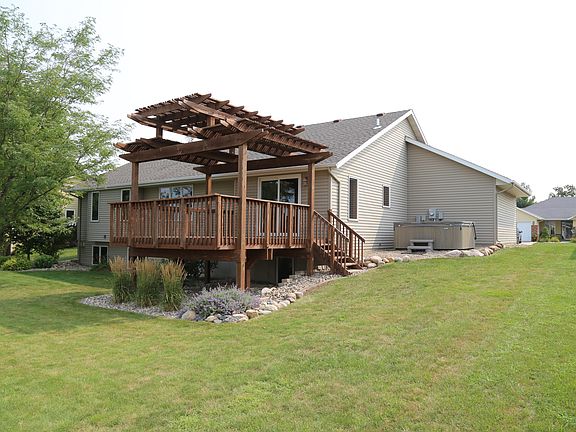 deck and custom pergola